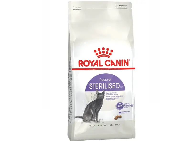 غذای خشک گربه رویال کنین استریلایزد مدل Regular Sterilised وزن 2 کیلوگرم غذای خشک گربه عقیم شده رویال کنین مدل Regular Sterilised با وزن 2 کیلوگرم - Image 1