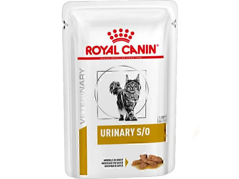 پوچ گربه رویال کنین یورینری اس او مدل Urinary S/O با وزن 85 گرم بسته 12 عددی اورجینال در پت ژین پوچ(سوپ) گربه رویال کنین یورینری اس او مدل Urinary S/O با وزن 85 گرم بسته 12 عددی - Image 1